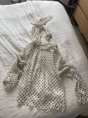 Zara polka dot top